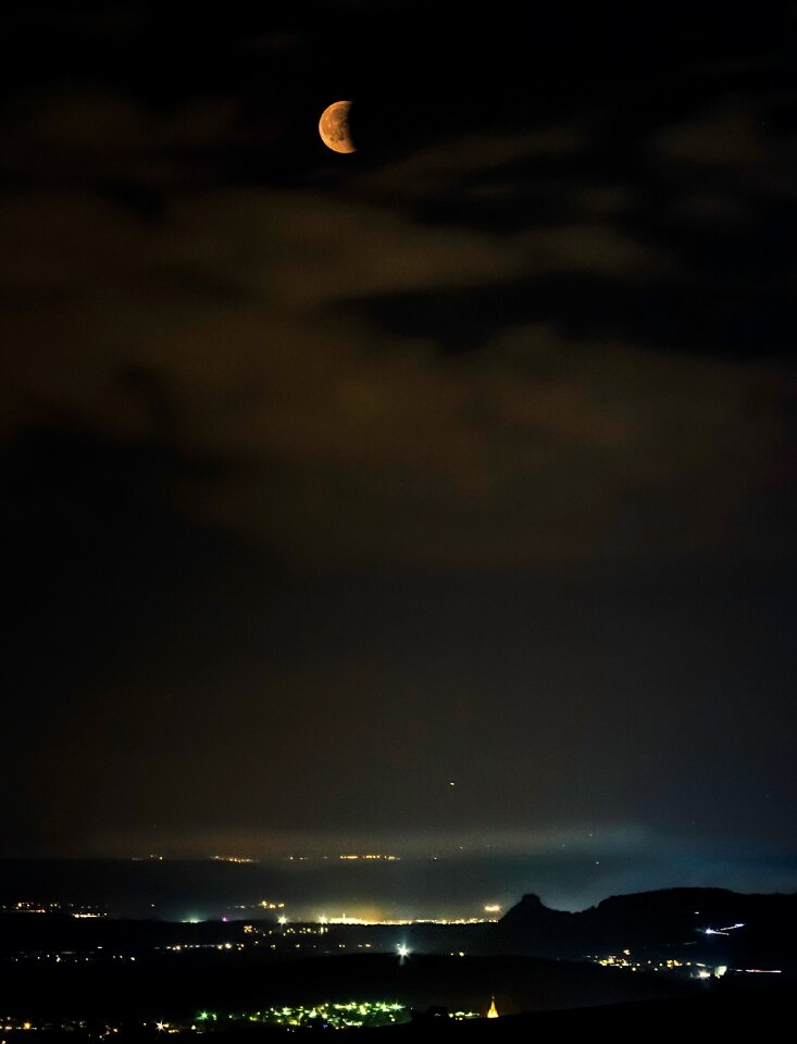 Night mystical lighting