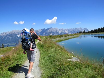 Kaisergebirge hiking child photo