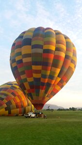 Flying floating colorful