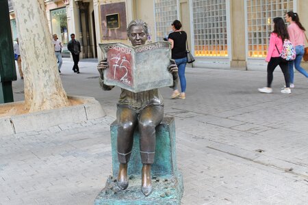 Monument plaza city of cordoba