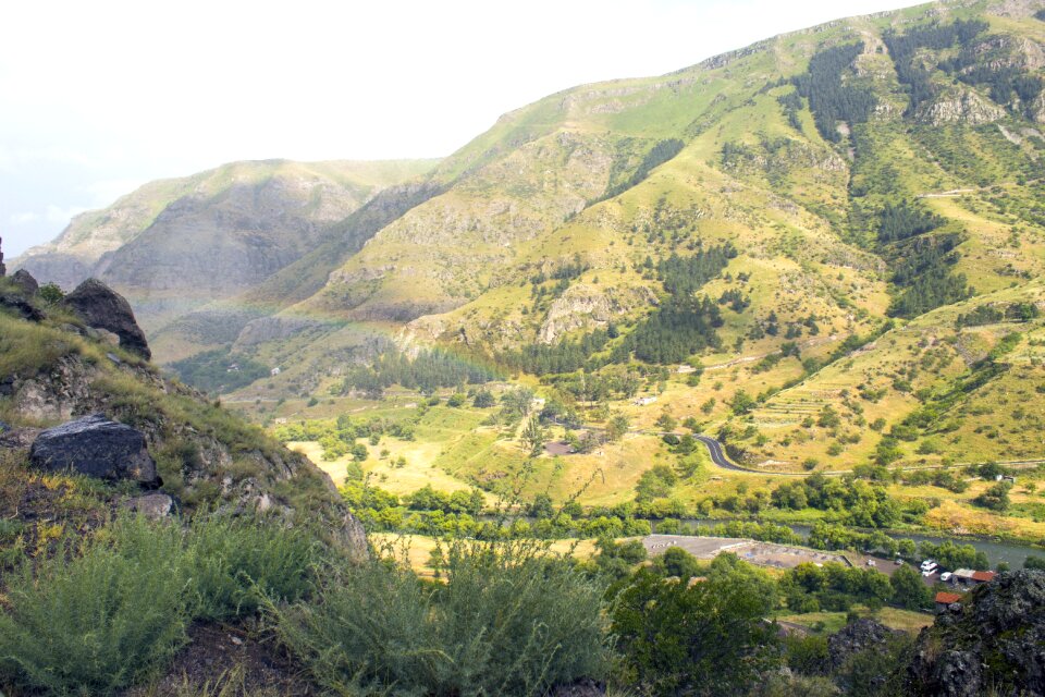 Mountain landscape travel