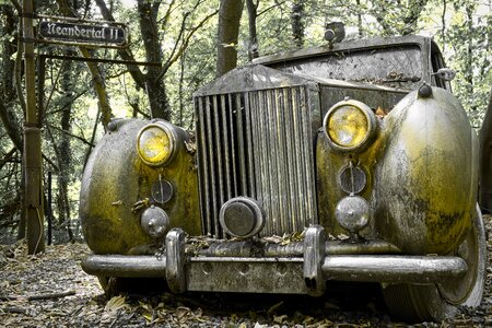 Old rusted weathered