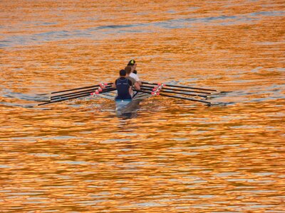 Water leisure orange water