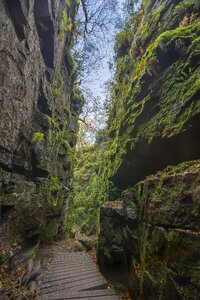 Natural peak district landscape