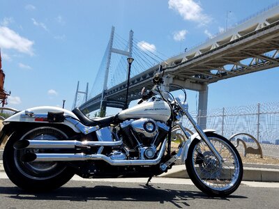 Motorcycle yokohama harley davidson