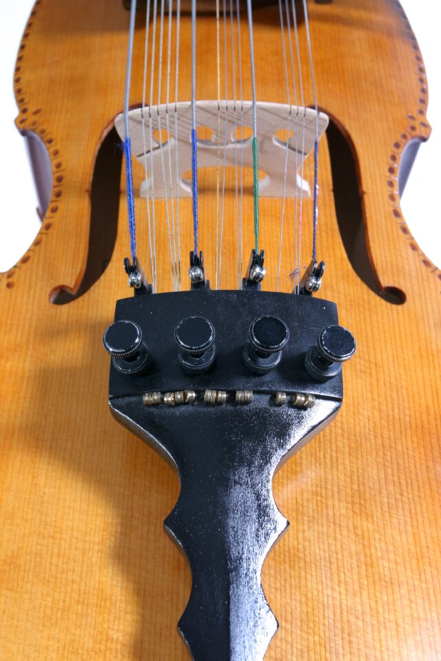 Music instruments nyckelharpa
