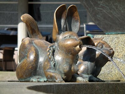 Water fountain art