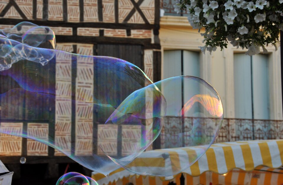 Bubble giant village summer
