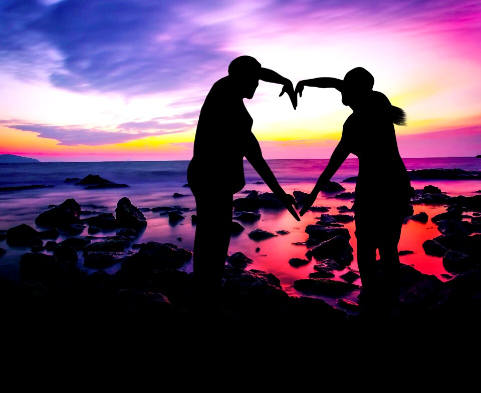 Sunset romance romantic