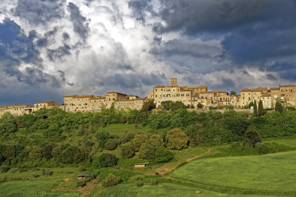 Historic center panorama sky