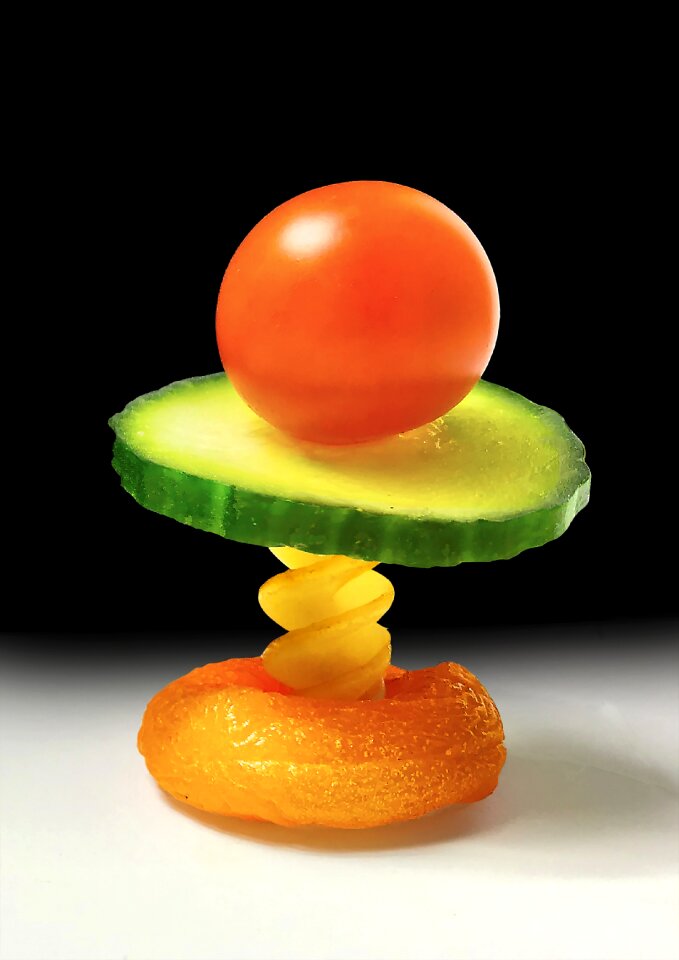 Fresh kitchen balanced