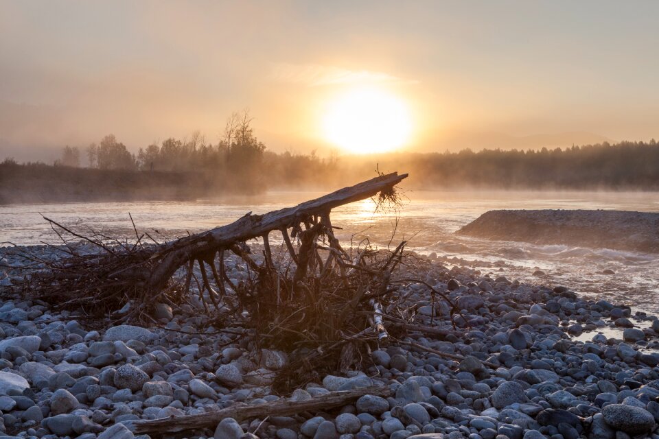 Landscape water morning