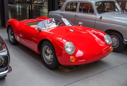 Sports car red sporty