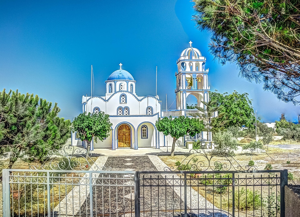 Greek island architecture