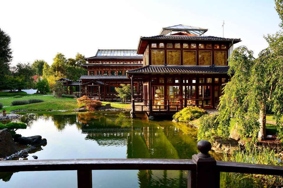 Japanese garden bad langensalza thuringia germany