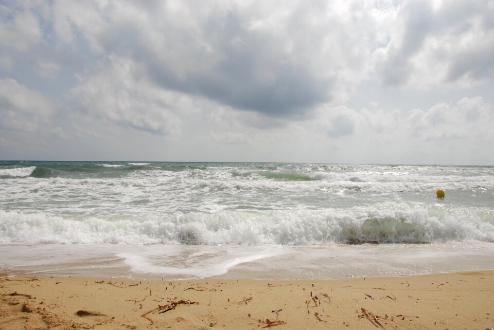 Beach water horizon