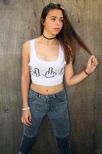 Beautiful young model