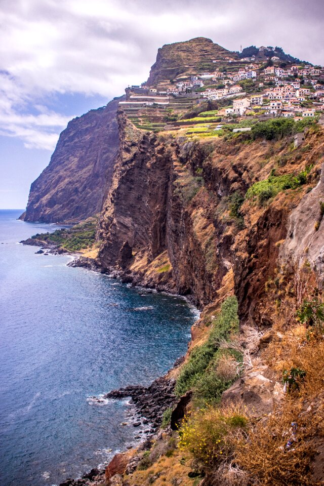 Câmara de lobos madeira island costa hdr 6k