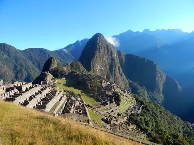Inca mountain peruvian photo