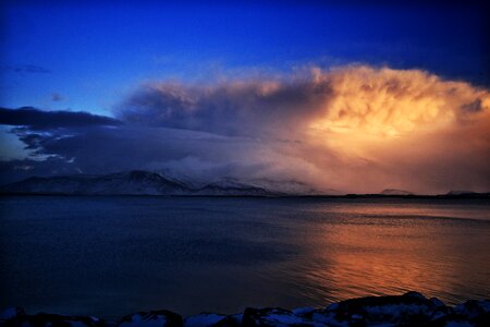 Iceland the arctic storm