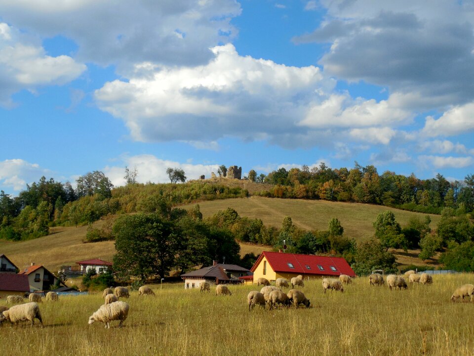 Countryside nature clouds