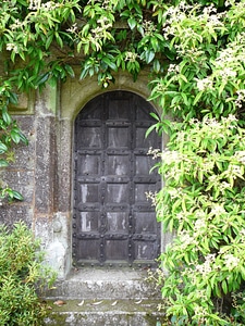 Garden door front door