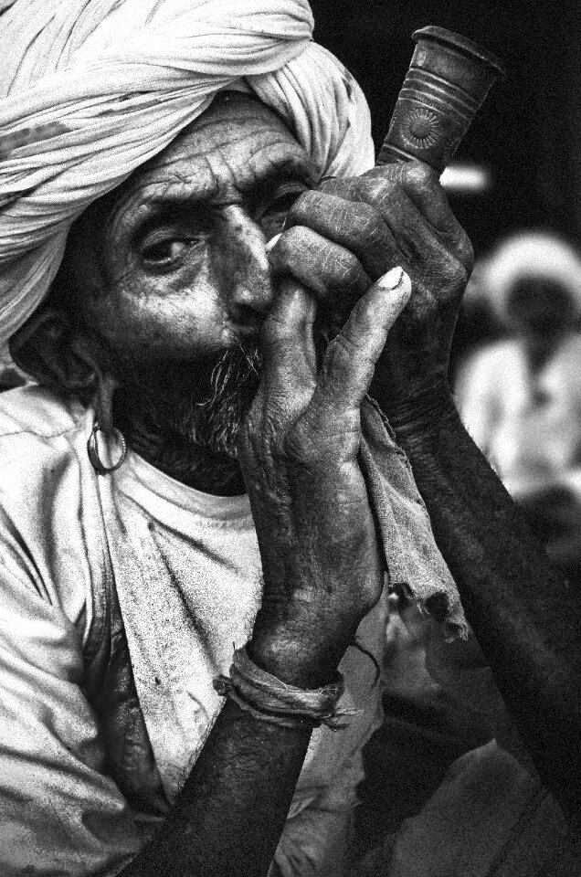 Elderly man portrait portraiture
