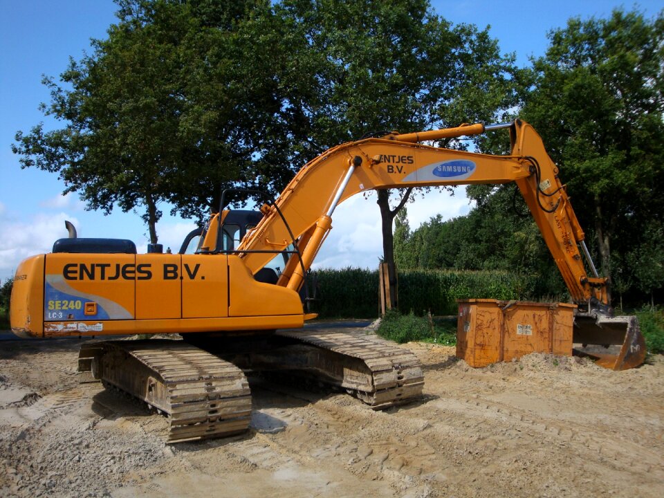 Entjes b v construction machine shovel photo