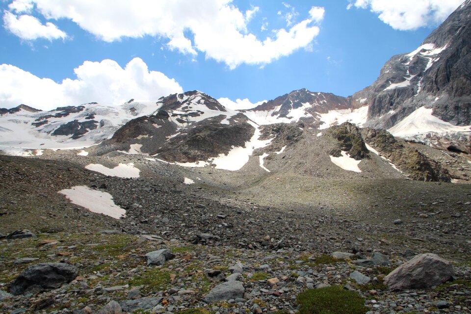 Glacier hiking trekking photo