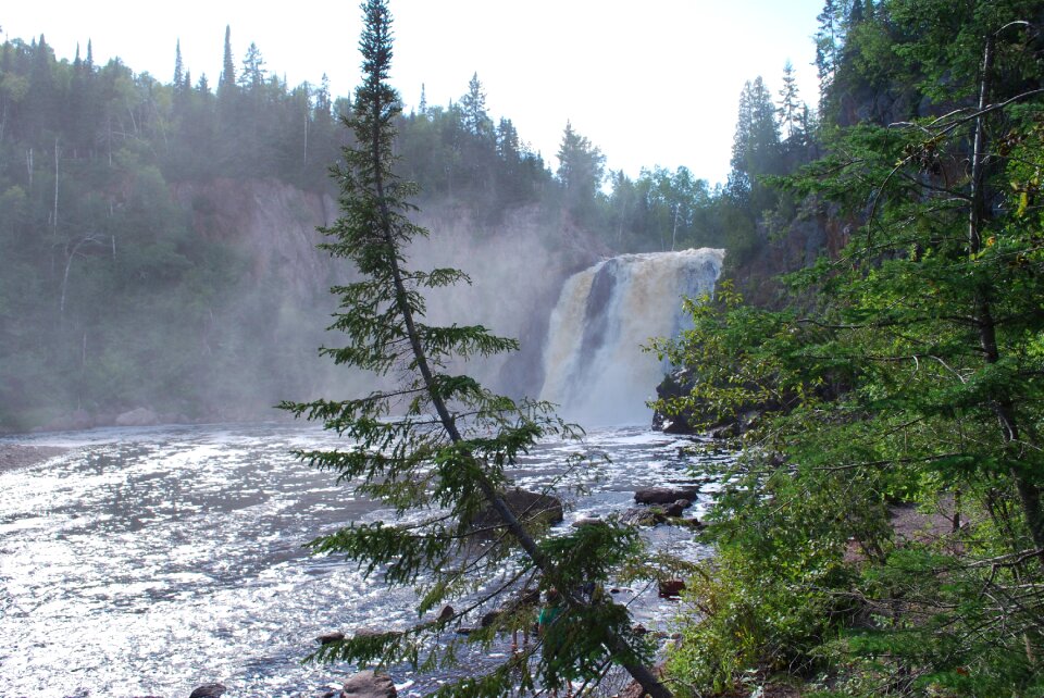 Waterfall fog