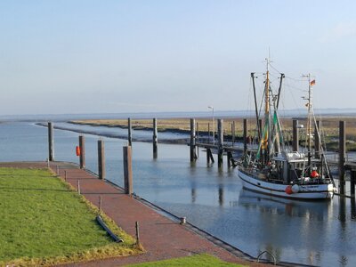 Ship fishing boat fairway