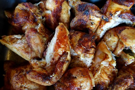 Barbecue chicken barbecue eat photo