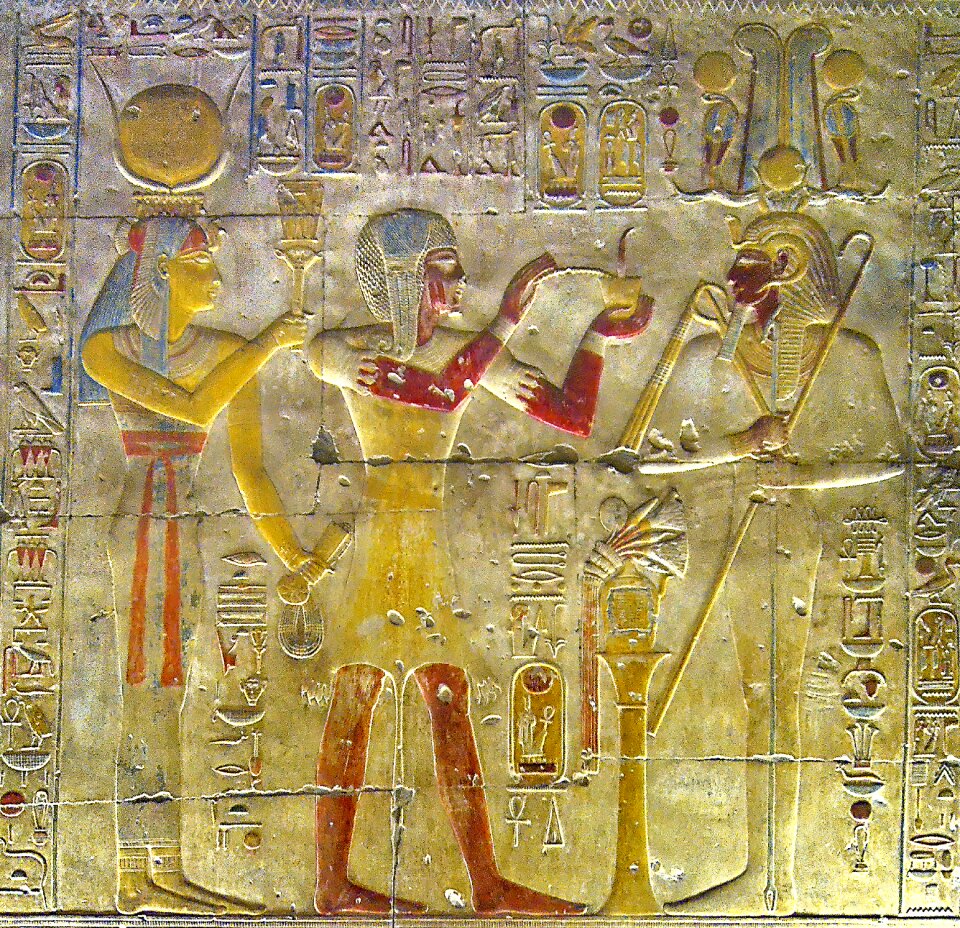 Abydos the temple of abydos relief