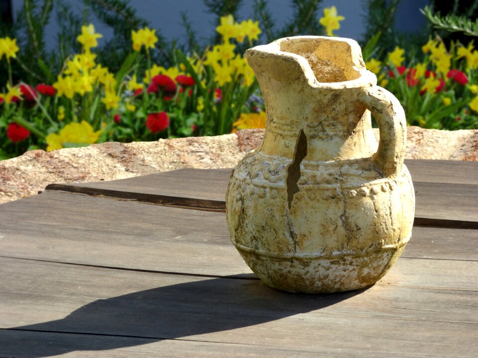 Decorative pottery rough