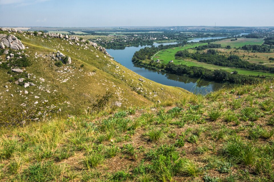 River summer landscape