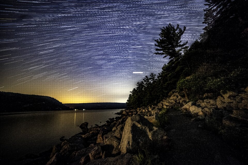 Water sky astrophotography