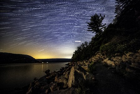 Water sky astrophotography photo