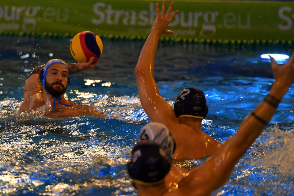 Water polo swimming pool swimmer