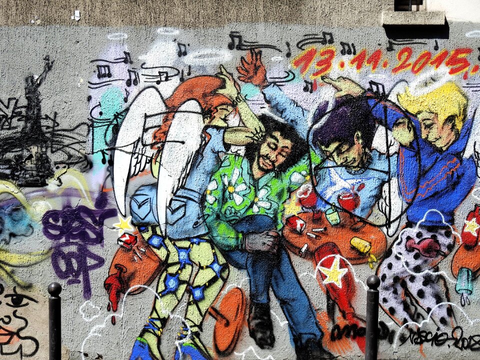 Street art murals graffiti photo