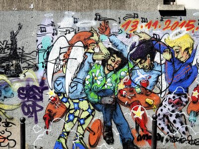 Street art murals graffiti photo