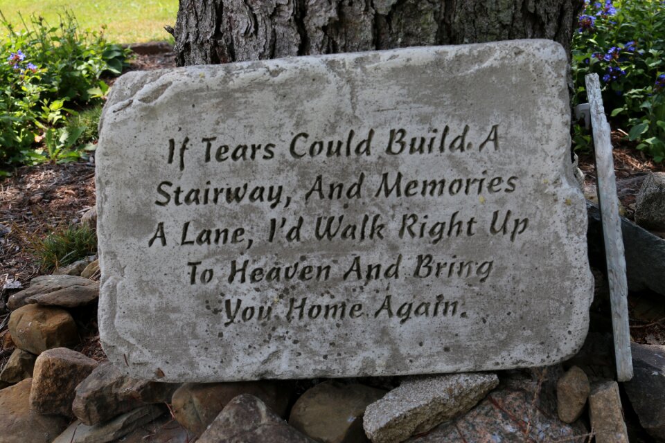 Heart sadness eulogy