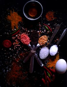 Black background