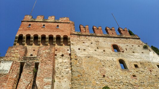 The city wall marostica enclosed walls