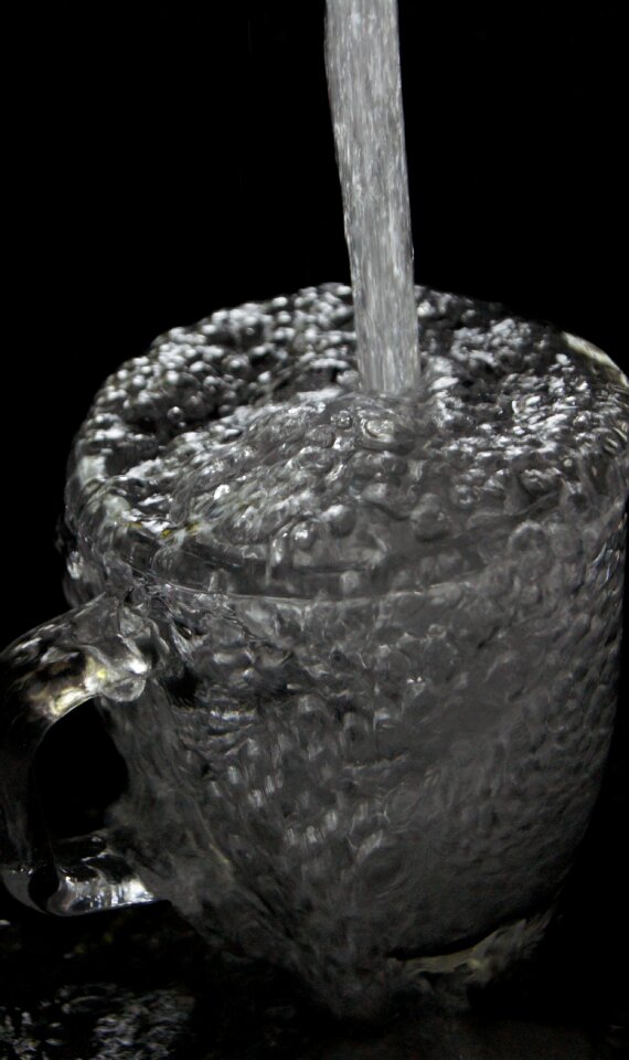 Close up water bubbles nutrition