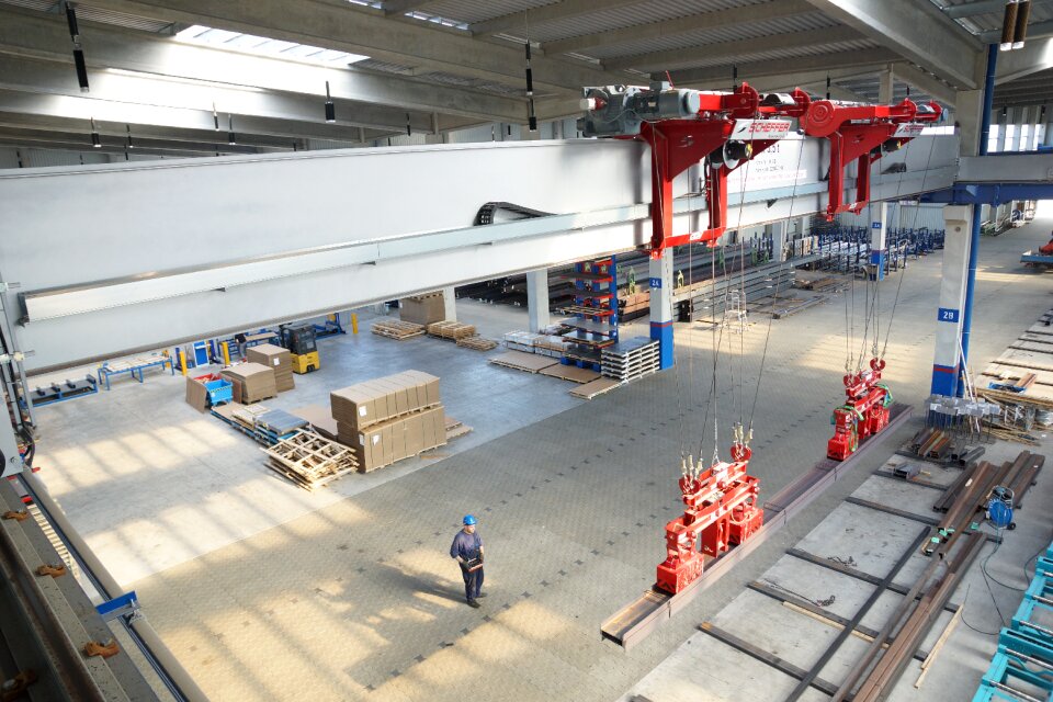 Crane technology steel trading bridge crane