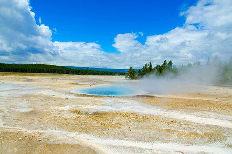 Water hot spring photo