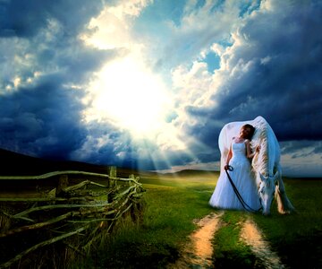 Girl love horseback