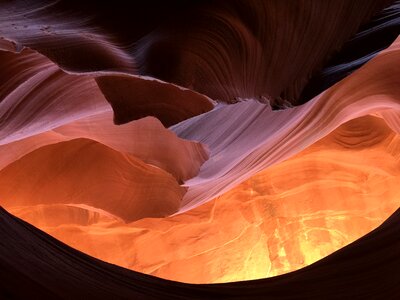Sand stone arizona light photo