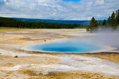 Water hot spring photo