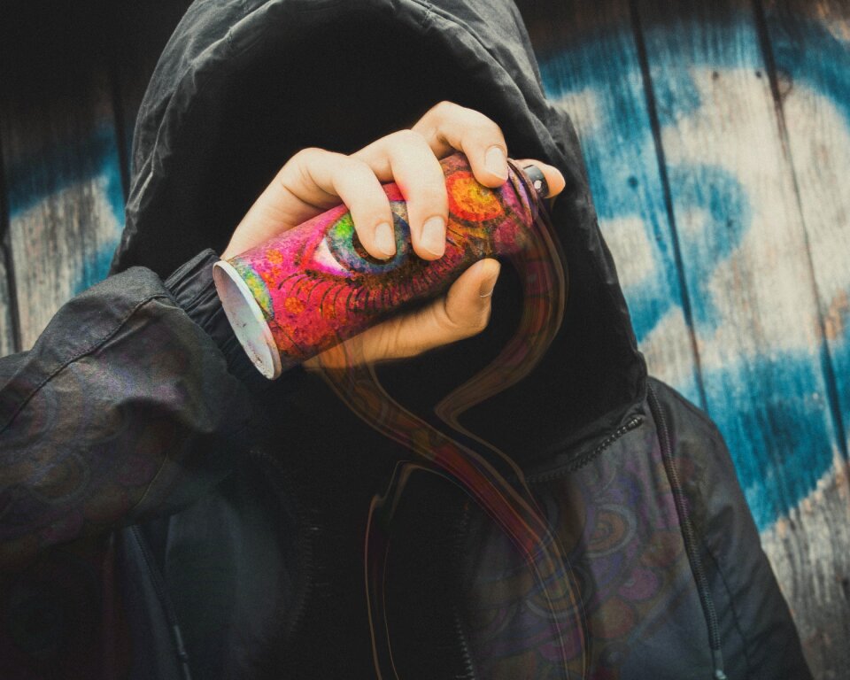 Streetart graffiti wall